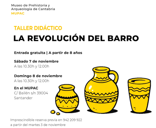 "La revolución del barro", taller didáctico
