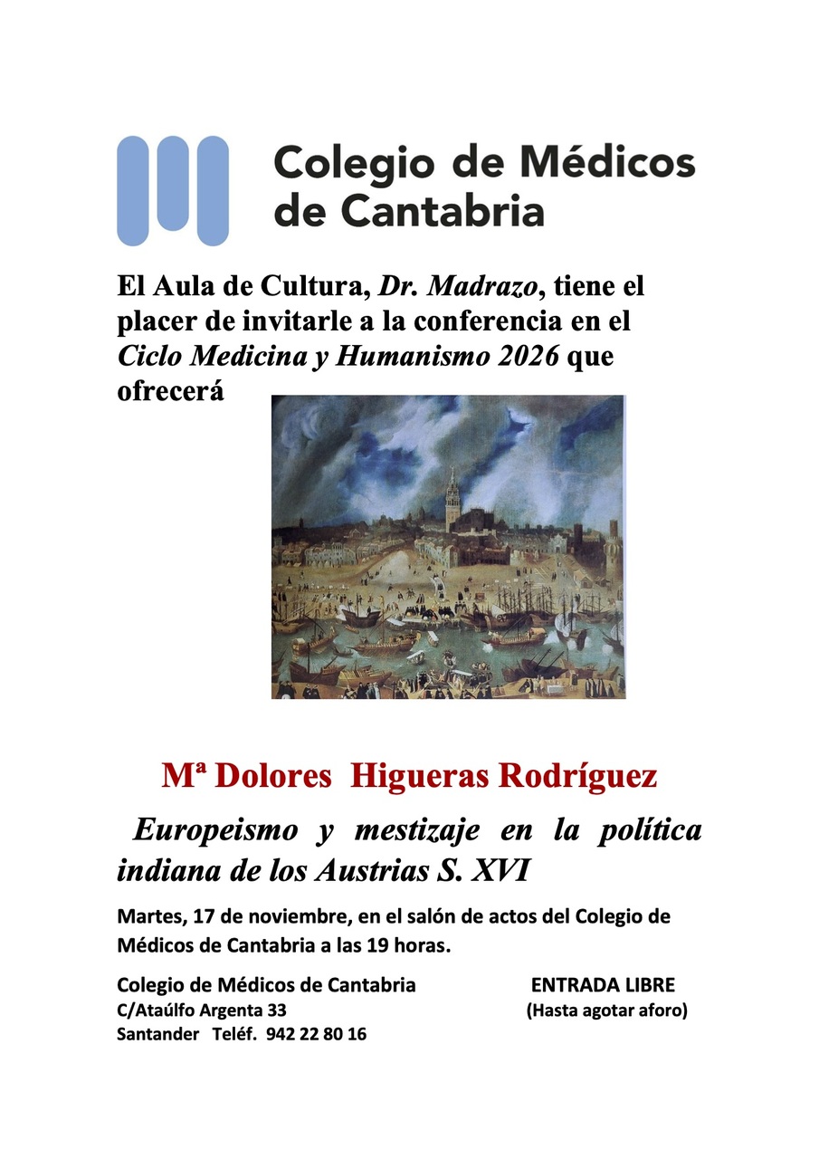 Dolores Higueras Rodríguez pronuncia la charla "Europeismo y mestizaje en la política indiana de los Austrias S. XVI"