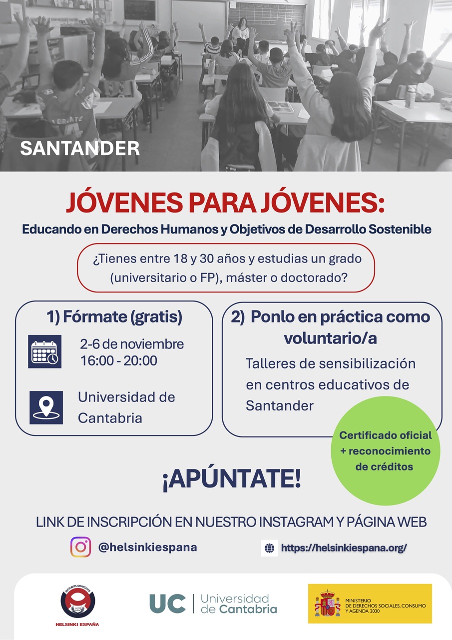 Jóvenes para Jóvenes: Educando en Derechos Humanos y Objetivos de Desarrollo Sostenible