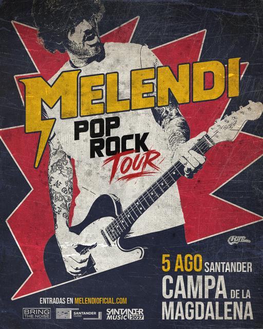Melendi trae a Santander su Pop Rock Tour