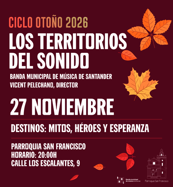 La Banda Municipal ofrece el concierto "Destinos: mitos, héroes y esperanza"