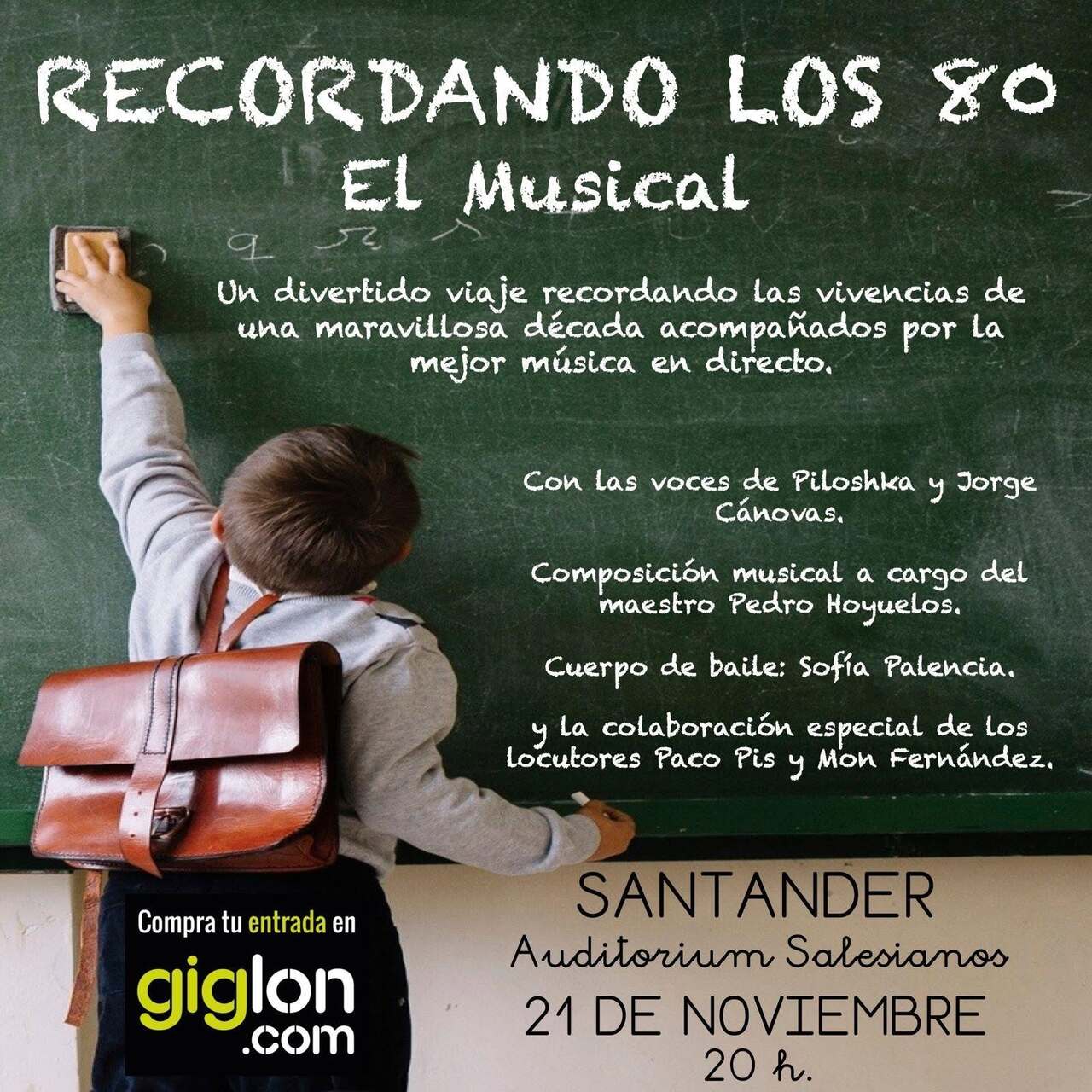 Recordando los 80, el musical