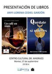 Presentación de los libros de Anyi Lorena Cediel Garzón