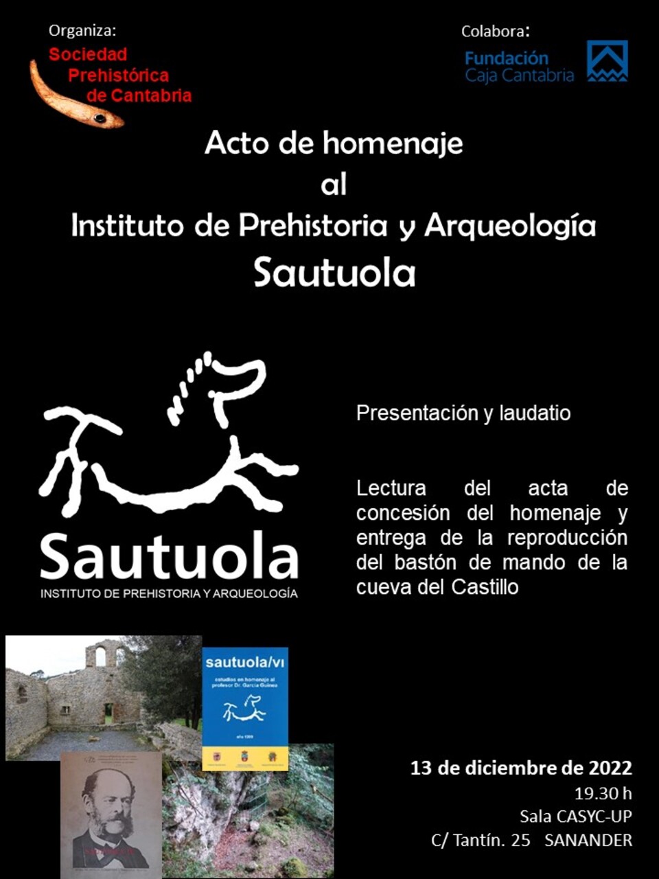 El Instituto de Prehistoria y Arqueología Sautuola recibe el Premio de Honor de la SPC
