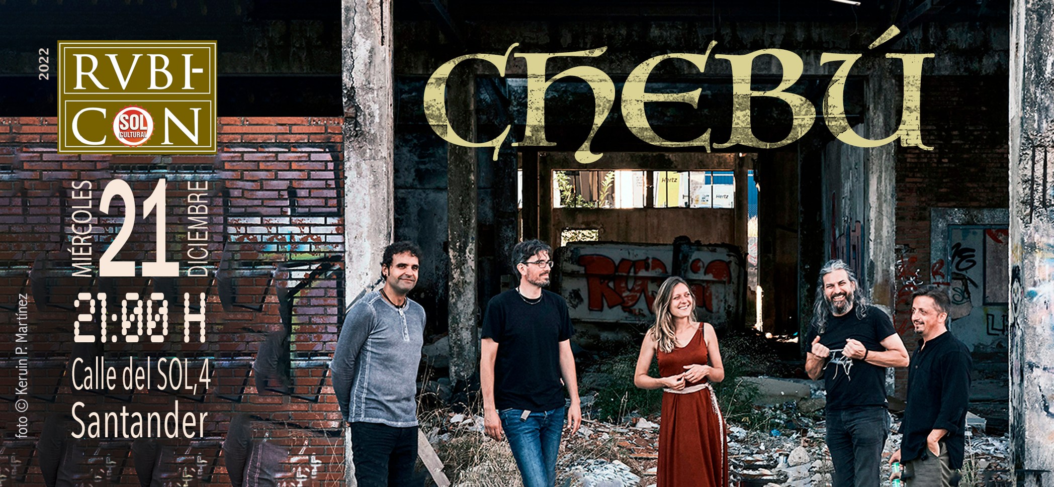 Chebú ofrece un directo en el Rvbicón - Santander Creativa