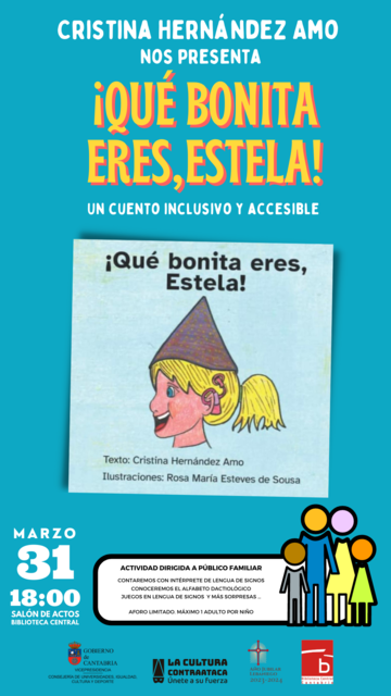 Cristina Hernández presenta el cuento "¡Qué bonita eres, Estela!"