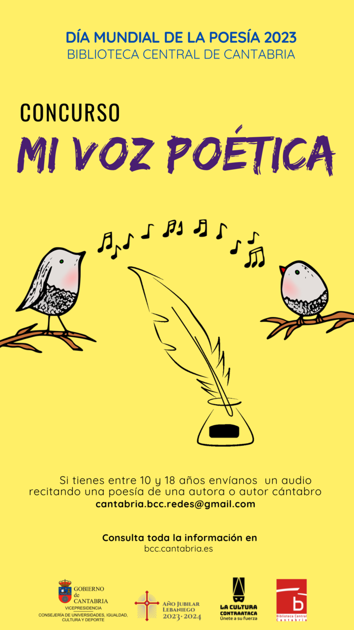 "Mi voz poética", concurso por el Día Mundial de la Poesía