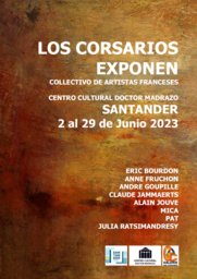 Exposición de pintura y escultura de artistas de la Galerie des Corsaires