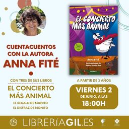 Cuentacuentos con la autora de libros infantiles Anna Fité