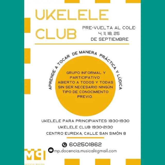 Ukelele Club, clases para principiantes
