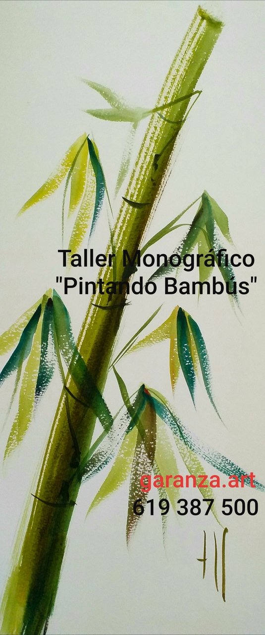 Taller de acuarela "Pintando bambúes"