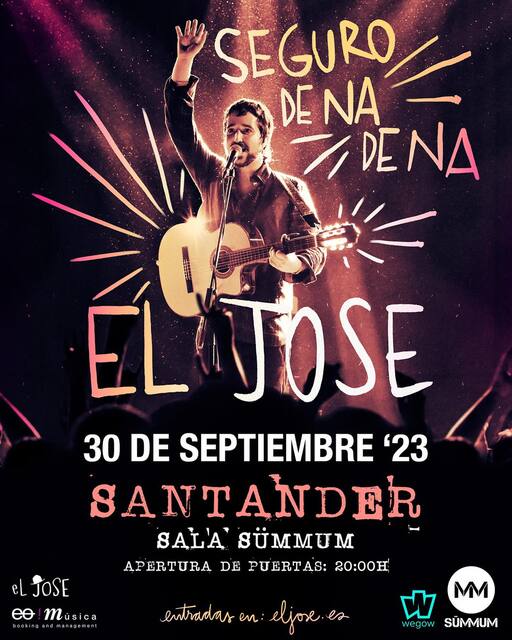 El Jose en concierto dentro de su gira "Seguro de Na y de Na"