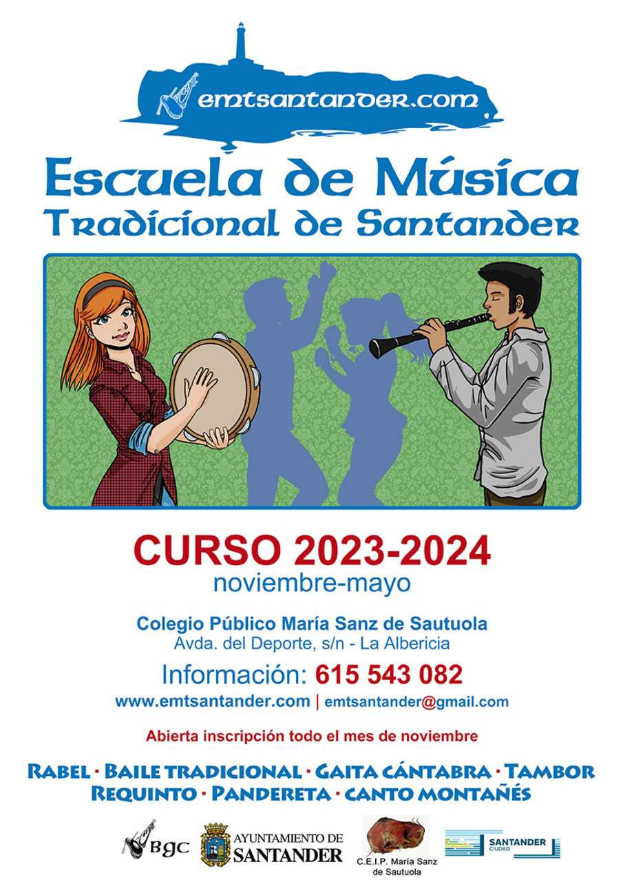 Escuela de Música Tradicional de Santander. Curso 2023-2024