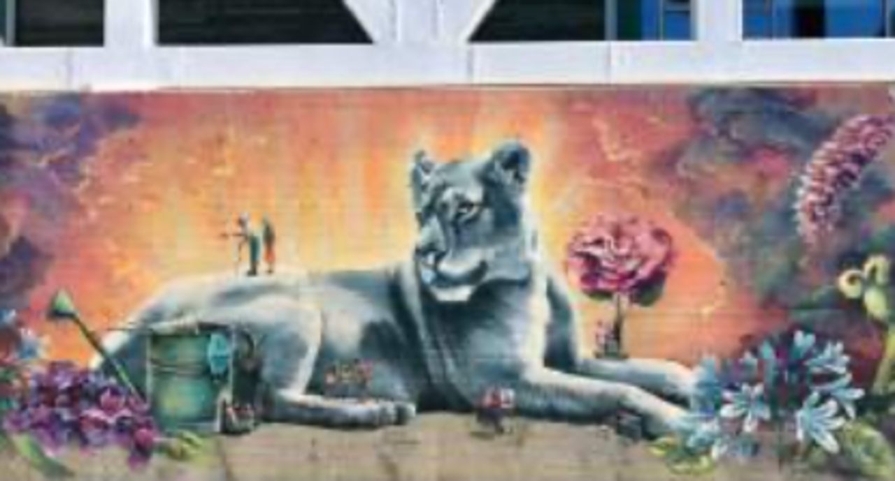 "Amanecer tras la tormenta", mural de Lau Cky